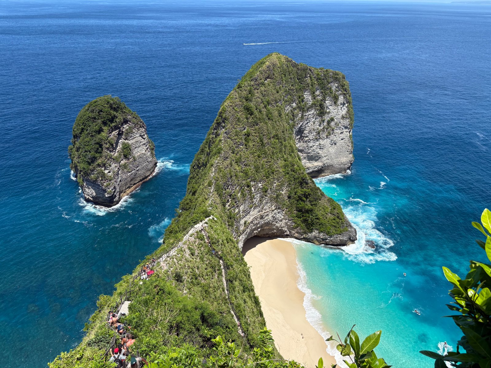 Kelingking Beach on Nusa Penida near Bali