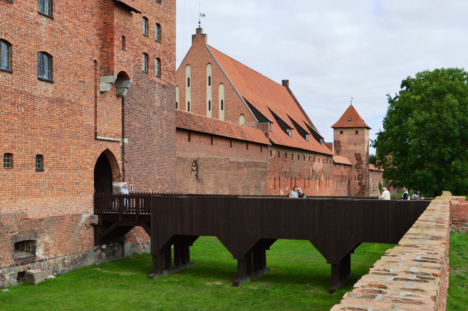 Malbork Castle, the largest brick castle in the world, Poland