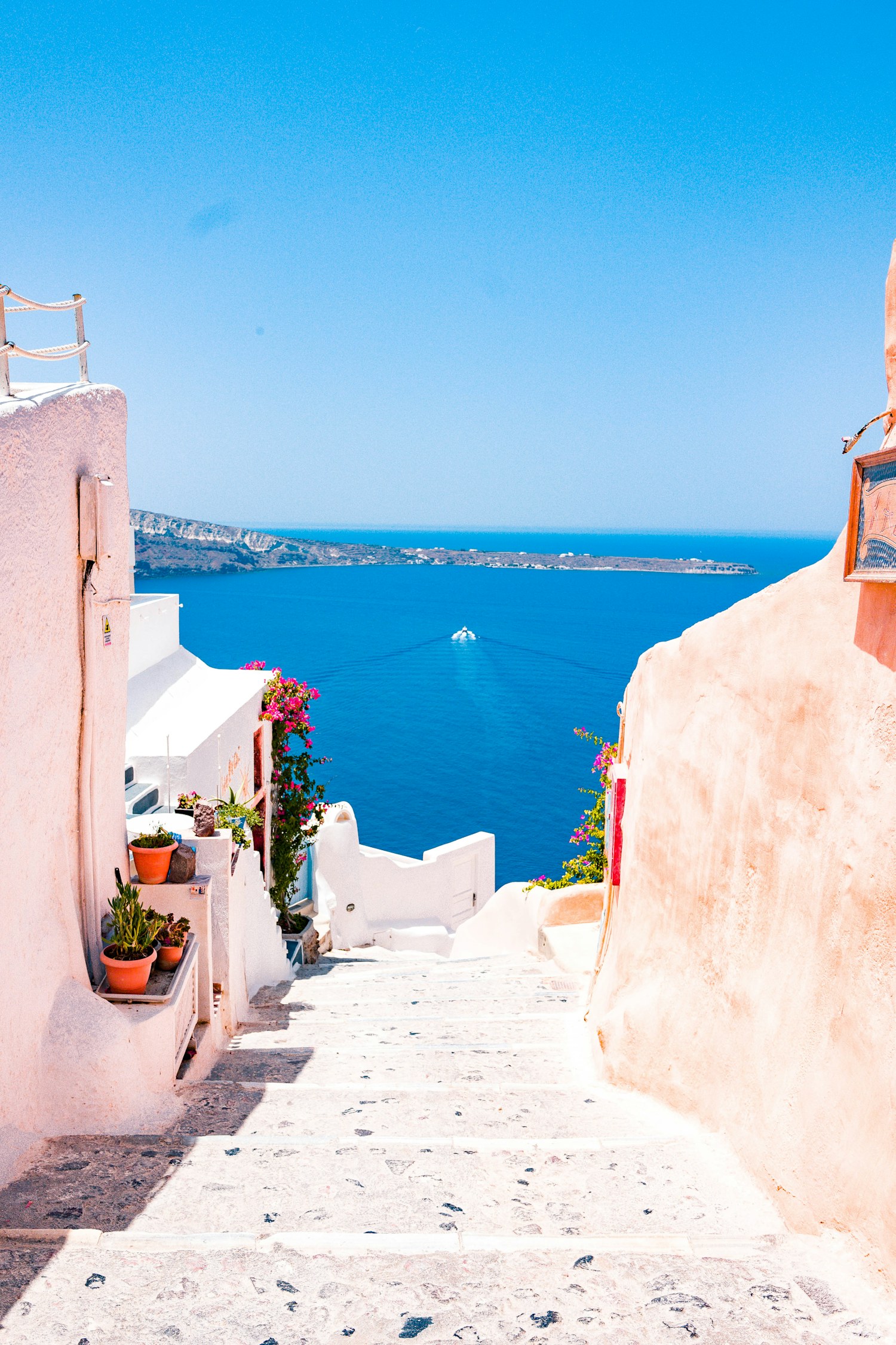 Santorini coastline
